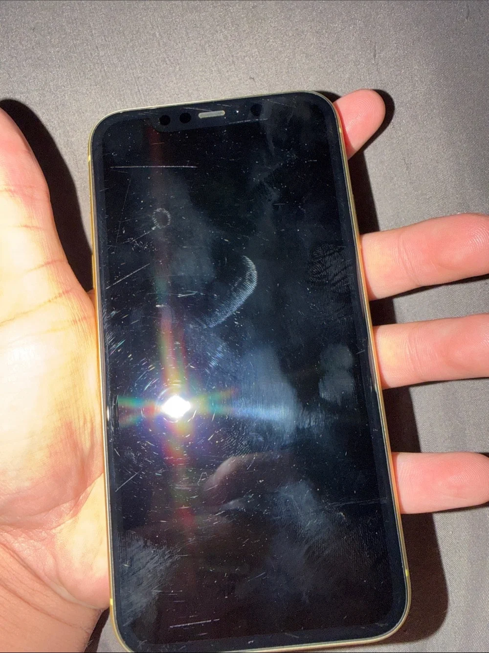 Apple Yellow iPhone with Dual Camera